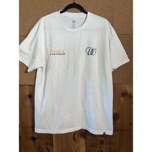 DC Shoes Men Large 3 2 1 Liftoff Skateboarding Rare White Cotton